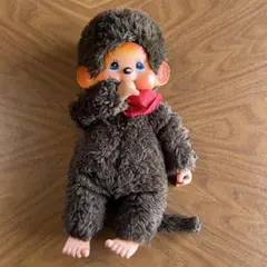 レア　モンチッチ ペア　青い瞳　希少 ヴィンテージ○日本製○レアま青い目のもんちっち☆男の子☆L