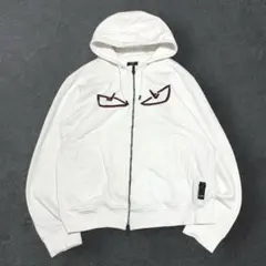 FENDI パーカー　モンスター FENDI（フェンディ） モンスター ナイロンパーカー サイズ44 ブラック