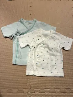 ユニクロ　短肌着2枚　50-60サイズ