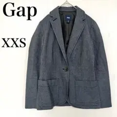 【美品】GAP レディースチェスターコート XXS グレー シンプル