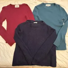 ニットまとめ売り　3枚　ungrid Techichi ROPE PICNIC