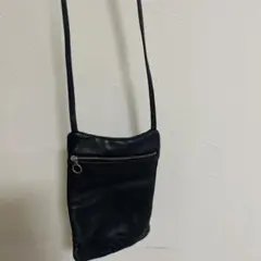 Aeta 黒 レザー ショルダーバッグのサムネイル