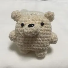 あみぐるみ クマ ストラップ付き ハンドメイドのサムネイル