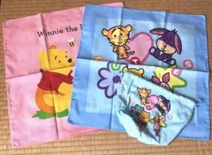 【新品】くまのプーさん ランチョンマット クロス お弁当包 2枚 巾着袋 セットのサムネイル