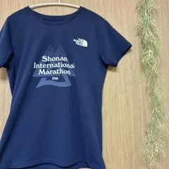 ノースフェイス 湘南国際マラソン 限定Tシャツ 限定 M 吸汗速乾 ネイビーのサムネイル