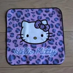 Hello Kitty ヒョウ柄 ミニタオル ハンカチのサムネイル