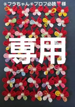 フラちゃん様専用】つまみ細工蝶々パーツ - メルカリ