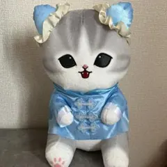 mofusand チャイナにゃんBIGぬいぐるみ　ブルー
