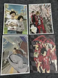 ハイキュー ファンパーク ポストカードセット 音駒セット 研磨 黒尾