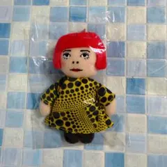 草間弥生 Yayoiちゃん ぬいぐるみ マスコット プラッシュ キーホルダー