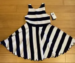 新品未使用　タグ付き　ポロラルフローレン ボーダー　ワンピース　ネイビー