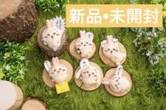 ちいかわ　うさぎだらけくじ　E賞　ぬいぐるみバッジ　コンプ