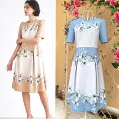 未使用✨】グレースコンチネンタル リゾートプリントシャツドレス
