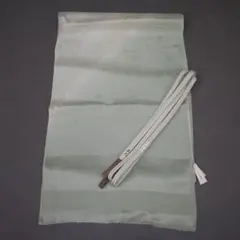 M13-17 新品訳あり 正絹 帯揚げ 帯締め セット 淡グリーン系