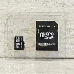 美品‼️ ELECOM 8GB microSDカード + アダプター
