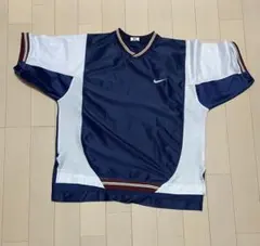90s NIKE gameshirt ナイキ ゲームシャツ ブルー 襟付き - メルカリ