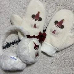 ディズニー クリスマス2025 リルリンリン イヤーマフ・ミトン 2点セット