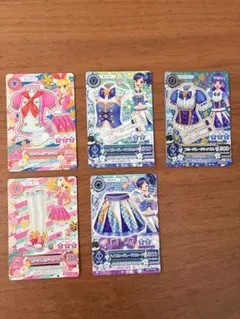アイカツカード　ピンクトルテコーデ　ブルーパレードコーデ　ハイブルーパレード