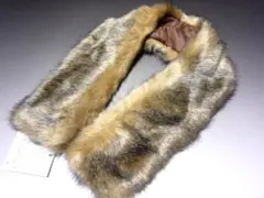 着物ショール ファー 襟巻 マフラー 少々難物 No3851 和装小物 日本製