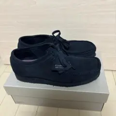 Clarks クラークス ワラビー 21621 ゴアテックス GTX ネイビー - メルカリ
