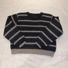 ストライプニットセーター 約100cm