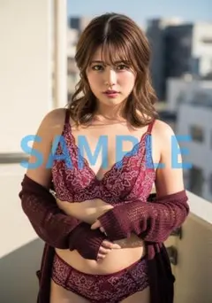 L1487　AI美女 A4ポスター コスプレ　水着　グラビア ランジェリー