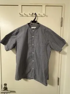 INHERIT ストライプ 半袖シャツ レディース