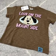 【新品】BREEZE 半袖Tシャツ 120 ブラウン ロゴプリントのサムネイル