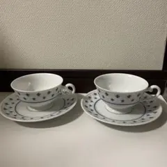 NARUMI ティーカップ・ソーサー 2個セット