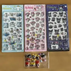 Cinnamoroll, My Melody, Kuromi ボンボン シール
