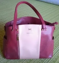 SALON de RUBAN ワインレッド トートバッグ