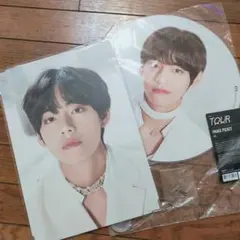 BTS MAP OF THE SOUL TOUR うちわ＋フォトセット　テテ