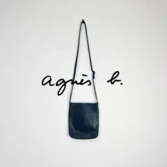 agnes b. ペーター ショルダーバッグ ブラック PETER アニエスベー