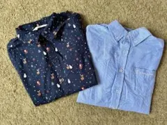 130㎝　長袖シャツ 2枚セット