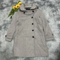 URBAN RESEARCH DOORS グレー ダッフルコート　38 Mサイズ