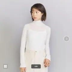 美品　BEAUTY&YOUTH UNITED ARROWS シアー カットソー