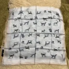 Aquascutum アクアスキュータム 犬 シルク プチスカーフ
