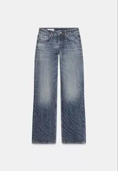 ZARA TRF ローライズワイドレッグデニム 36 完売品 - メルカリ