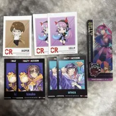 crazyraccoon gigo 特典 チェキ風カード 箔押しクリアしおり