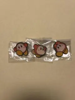 星のカービィ　ラメピンバッジコレクション　ワドルディ　3種セット