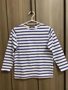 新品　OMNES オムネス　キッズ　ボーダー長袖Tシャツ　140㎝のサムネイル