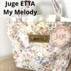 新品タグ付✨️JugeETTA マイメロコラボ トートバッグ 花柄 ピンク リボンのサムネイル