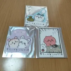 ちいかわ レストランスマホに貼れるサイズのステッカー 3枚セット