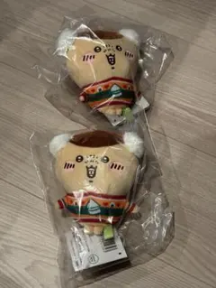 ちいかわ　一番くじ D賞 くりまんじゅう キーホルダー×2