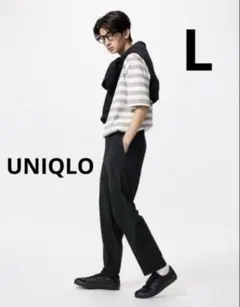 美品UNIQLO ユニクロウルトラストレッチパンツL 2025年モデルテーパード