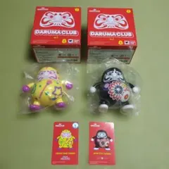 内袋未開封　ダルマフィギュア　2個セット　DARUMA CLUB vol.1