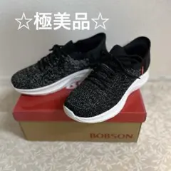 BOBSON スリッポン スニーカー ブラック　24.0