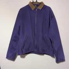 90s ポロラルフローレン スウィングトップ パープル サイズL