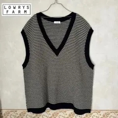 LOWRYSFARM 深Vネックベスト