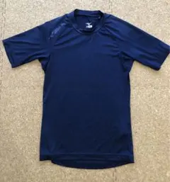ミズノ　半袖　アンダーシャツ　紺　150